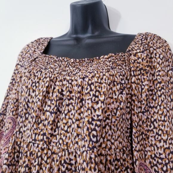 Anthropologie MAEVE Paisley Print Milou Dress - Picture 4 of 13